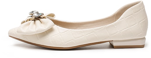 (Women) Exull Q Leather 'French Rhinestone Bow' 72170046 (Women) Exull Q Leather 'French Rhinestone Bow' 72170046
