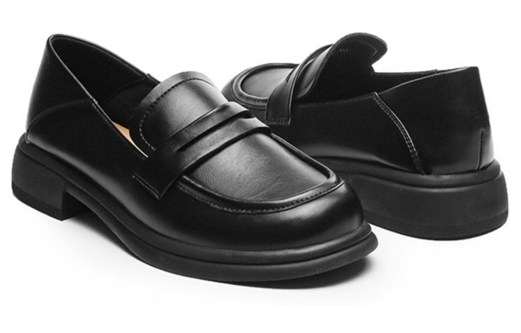 (W) Exull Q Leather 'Round Toe Thick Sole Casual' 圖 4