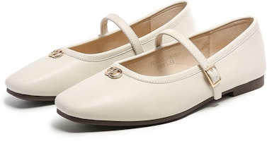 (W) EXULL Q Leather 'Zapatos Planos Casual de Punta Cuadrada' 13170003 Lookbook (W) EXULL Q Leather 'Zapatos Planos Casual de Punta Cuadrada' 13170003