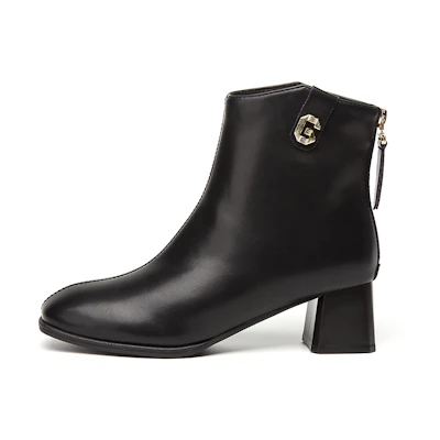 (W) Exull Q Leather Bootie 'Zipper CMFT'