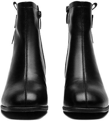 (Women) Exull Q Leather Chunky Heel Zip Ankle Boots 'Black' 1218602260 Shop (Women) Exull Q Leather Chunky Heel Zip Ankle Boots 'Black' 1218602260