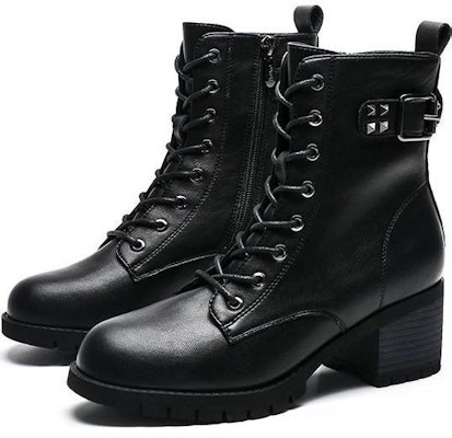 (Women) Exull Q Leather High-Top Lace-Up Boots 'Black Martin' 12I8600560 Lookbook (Women) Exull Q Leather High-Top Lace-Up Boots 'Black Martin' 12I8600560