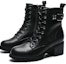 Lookbook (Women) Exull Q Leather High-Top Lace-Up Boots 'Black Martin' 12I8600560