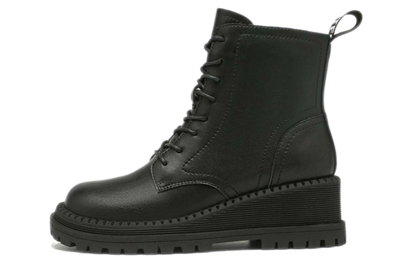 (Women) Exull Q Leather Martin Boots 'Black Versatile Short' 7218612060