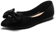 Lookbook (W) Exull Q Kasut Kulit Slip-On Berhujung Tajam 'Black Bow' 1215007160
