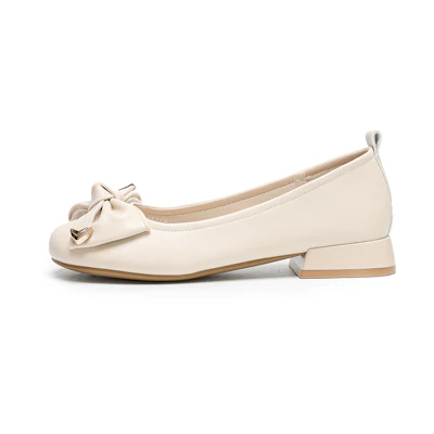 (W) Exull Q Leather Square Toe CMFT 'Versatile Casual Flat'
