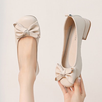 (Women) Exull Q Leather Square Toe Comfort 'Versatile Casual Flat' 12170056 1