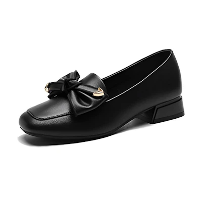 (W) Exull Q Loafer 'Black Bow'