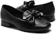 (W) Exull Q Loafer 'Black Bow' Kasut Hitam Lelaki Berbusur 1217013660