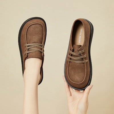 (W) Exull Q Loafer 'Retro Flat Commuter' Kasut Pejalan Retro Flat 7317103291 3
