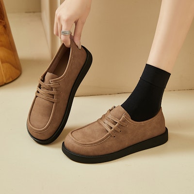 (W) Exull Q Loafer 'Retro Flat Commuter' Kasut Pejalan Retro Flat 7317103291 9