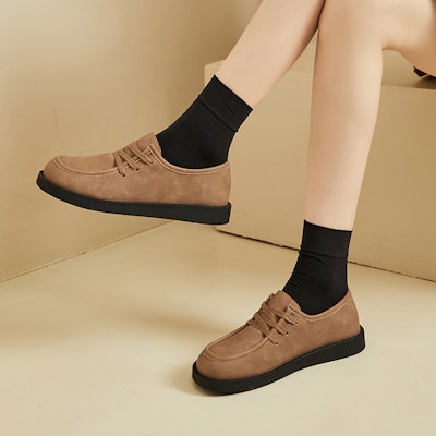 (W) Exull Q Loafer 'Retro Flat Commuter' Kasut Pejalan Retro Flat 7317103291 10