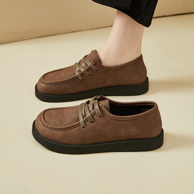 (W) Exull Q Loafer 'Retro Flat Commuter' Kasut Pejalan Retro Flat 7317103291 2