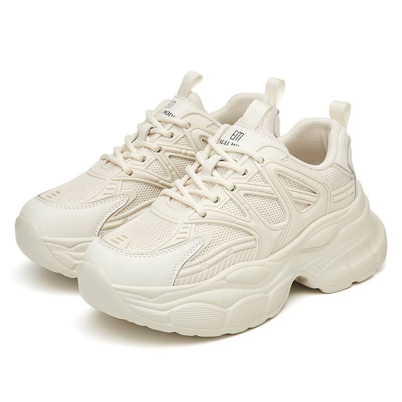 Lookbook (W) Exull Q Platform Low-Top 'Beige' Rendah-Atasan Beige 7317762471