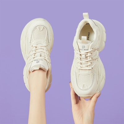 (W) Exull Q Platform Low-Top 'Beige' Rendah-Atasan Beige 7317762471 Purchase (W) Exull Q Platform Low-Top 'Beige' Rendah-Atasan Beige 7317762471