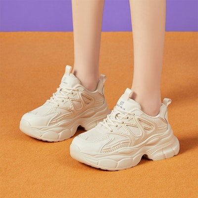 (W) Exull Q Platform Low-Top 'Beige' Rendah-Atasan Beige 7317762471 Sizing (W) Exull Q Platform Low-Top 'Beige' Rendah-Atasan Beige 7317762471