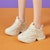 (W) Exull Q Platform Low-Top 'Beige' Rendah-Atasan Beige 7317762471