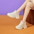 (W) Exull Q Platform Low-Top 'Beige' Rendah-Atasan Beige 7317762471