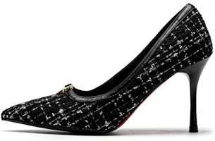 (Women) Exull Q Pointed Toe 'French Style Black Stiletto' 1215001360 (Women) Exull Q Pointed Toe 'French Style Black Stiletto' 1215001360