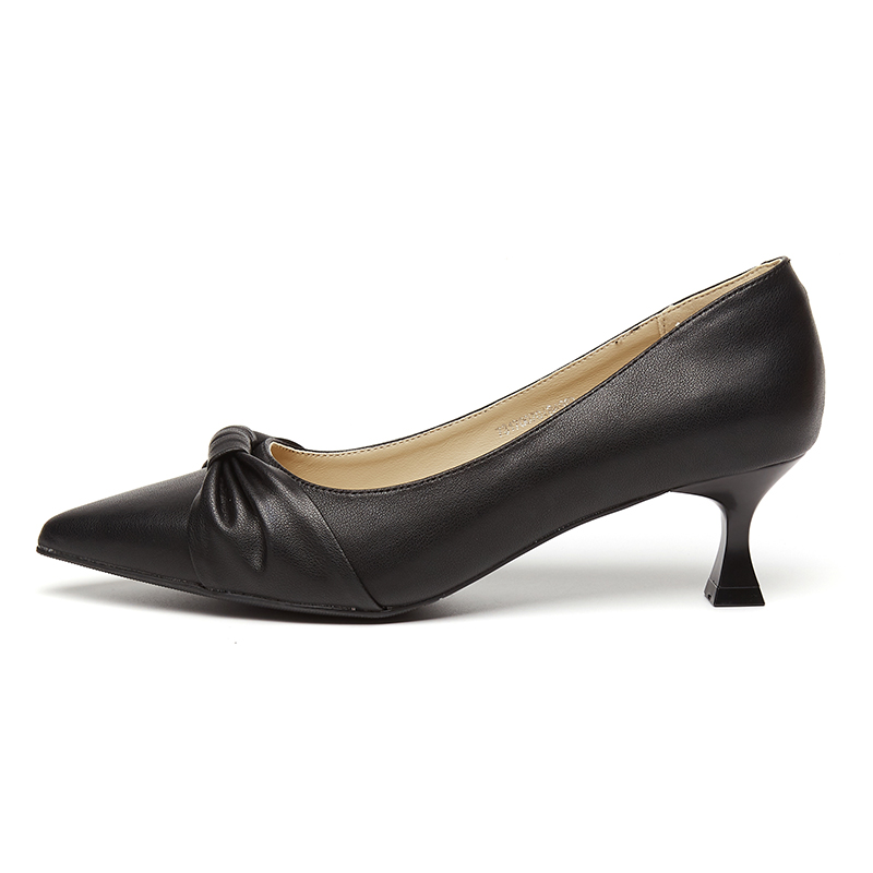 (W) Exull Q Pointed Toe Fashion High Heels 4cm 'Cone Heel'