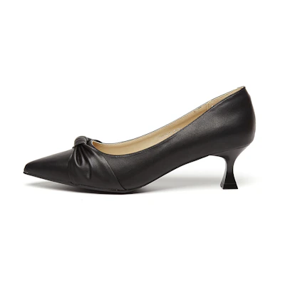 (W) Exull Q Pointed Toe Fashion High Heels 4cm 'Cone Heel'