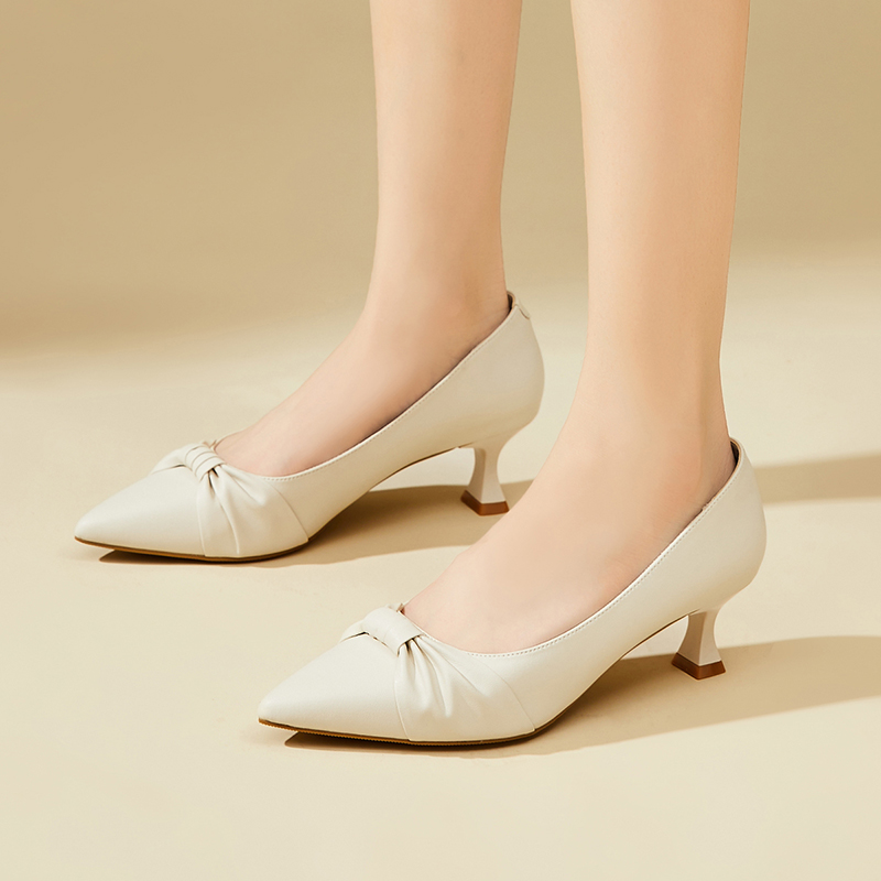 (W) Exull Q Pointed Toe Fashion High Heels 4cm 'Cone Heel' 圖 19