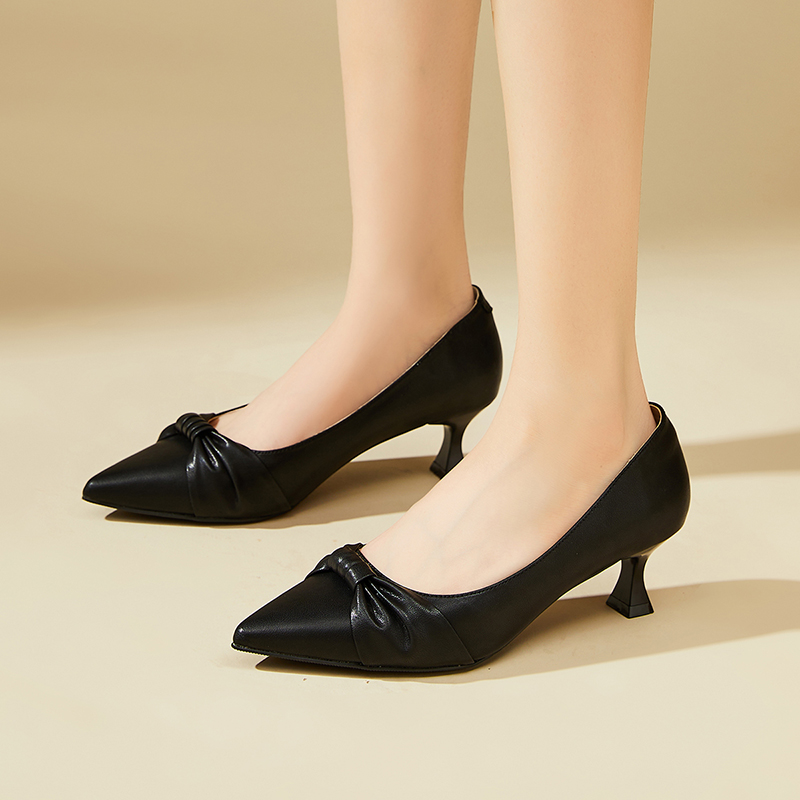(W) Exull Q Pointed Toe Fashion High Heels 4cm 'Cone Heel' 圖 8