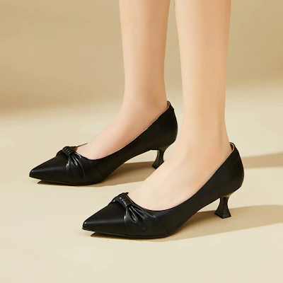 (W) Exull Q Sepatu Hak Tinggi Runcing 4cm 'Cone Heel' Fashionable 73170070 Cheap (W) Exull Q Sepatu Hak Tinggi Runcing 4cm 'Cone Heel' Fashionable 73170070
