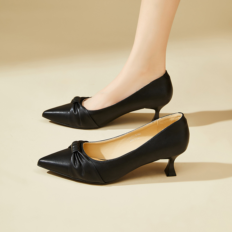 (W) Exull Q Pointed Toe Fashion High Heels 4cm 'Cone Heel' 圖 9