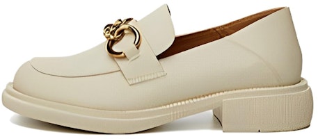 (Women) Exull Q PU 'Beige with Metal Buckle' 8215104071 (Women) Exull Q PU 'Beige with Metal Buckle' 8215104071