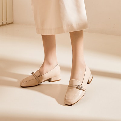 (W) Exull Q PU 'Tacones Altos Chunky Clásicos Marfil Blanco' 8215104971 Purchase (W) Exull Q PU 'Tacones Altos Chunky Clásicos Marfil Blanco' 8215104971