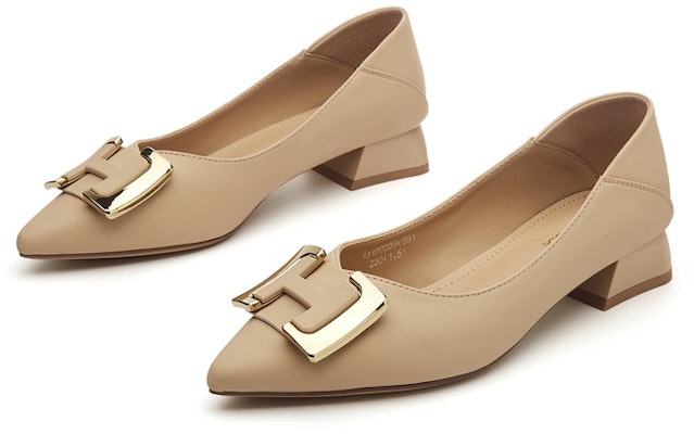 (Women) EXULL Q PU 'Fashion Temperament Chunky Heel' 13170039 4