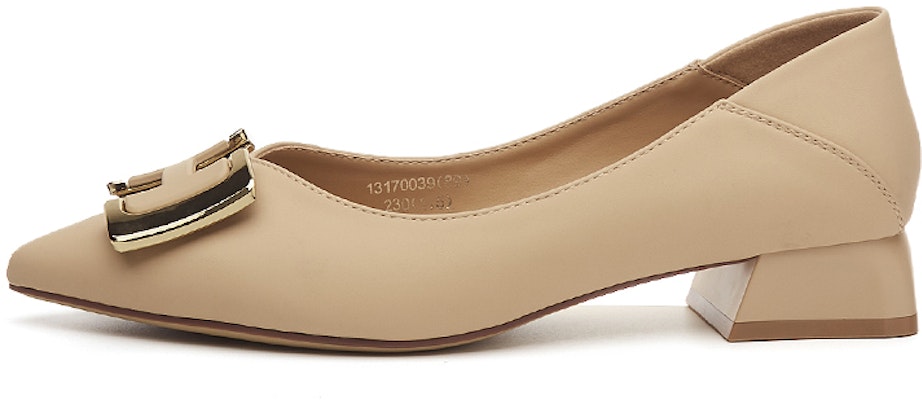 (Women) EXULL Q PU 'Fashion Temperament Chunky Heel' 13170039 2