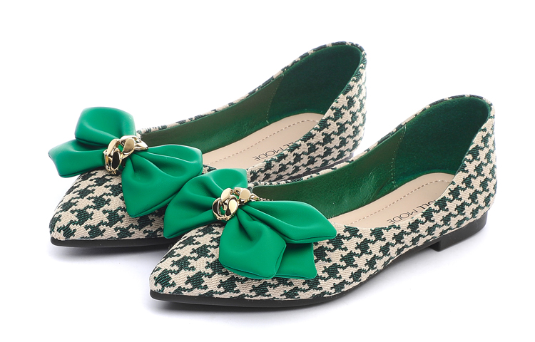 (W) Exull Q PU 'Green Houndstooth' 圖 2