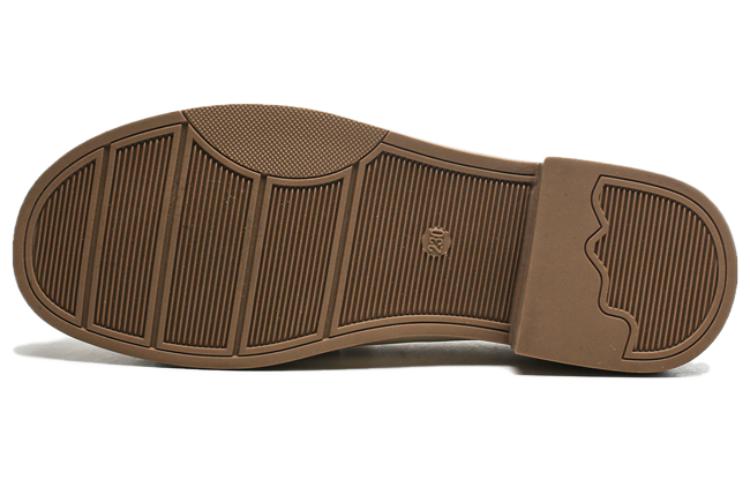 Shop (W) Exull Q PU "象牙英式厚底高跟乐福鞋" 1315102371