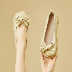 (W) Exull Q PU 'Kasut Rata Slip-On Kasual Ringan' 73171012 4