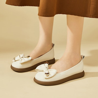(Women) Exull Q PU 'Light Mouth Slip-On Casual Flats' 73171012 13