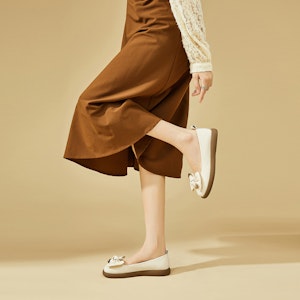 (W) Exull Q PU 'Kasut Rata Slip-On Kasual Ringan' 73171012 14