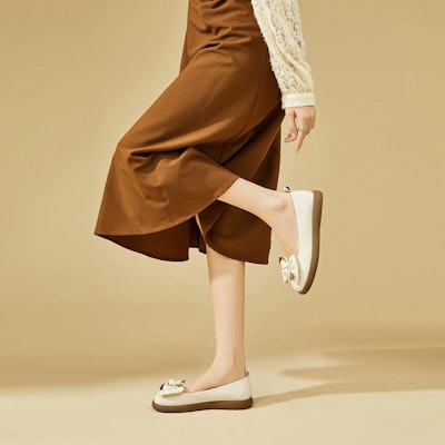 (Women) Exull Q PU 'Light Mouth Slip-On Casual Flats' 73171012 14