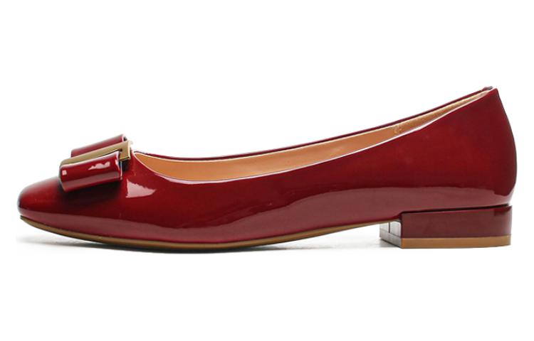 (Women) Exull Q PU 'Red Square Toe Casual Flats' 1315007410