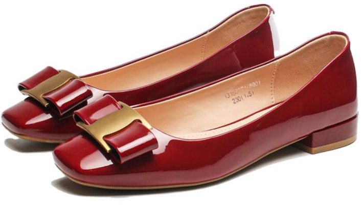 (Women) Exull Q PU 'Red Square Toe Casual Flats' 1315007410 Lookbook (Women) Exull Q PU 'Red Square Toe Casual Flats' 1315007410