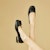 (Women) Exull Q PU 'Textured Buckle Flat Casual' 73170052