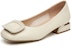 (Women) Exull Q PU 'Textured Buckle Flat Casual' 73170052