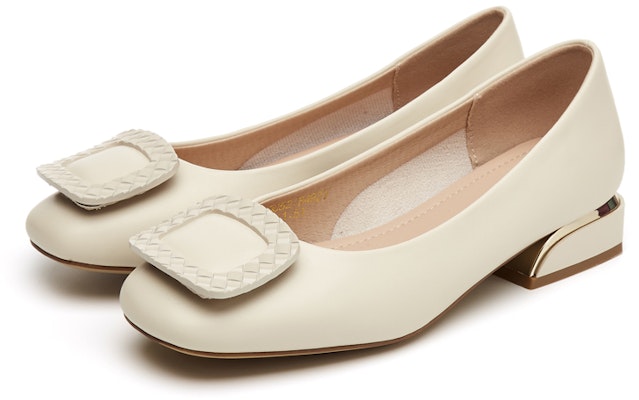 (Women) Exull Q PU 'Textured Buckle Flat Casual' 73170052 7