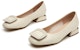 (Women) Exull Q PU 'Textured Buckle Flat Casual' 73170052