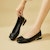 (Women) Exull Q PU 'Textured Buckle Flat Casual' 73170052