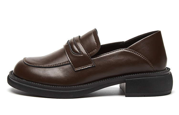 (Women) Exull Q PU Brown 'British Comfort Versatile Casual' 8215103680