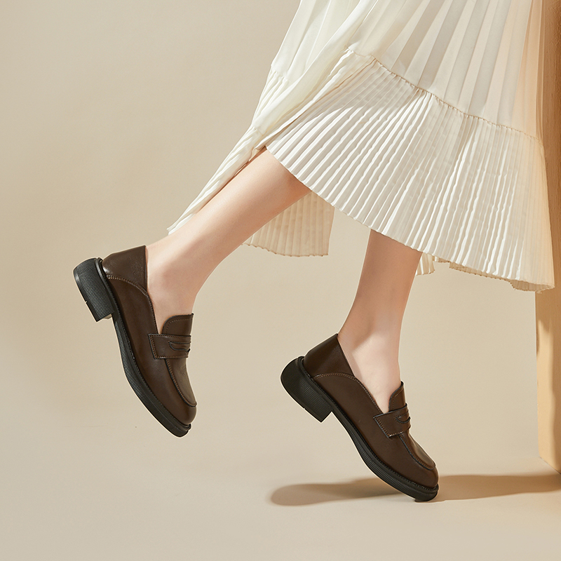 Purchase (W) エクルQ レディース PUブラウン「英国カジュアル」8215103680 8215103680