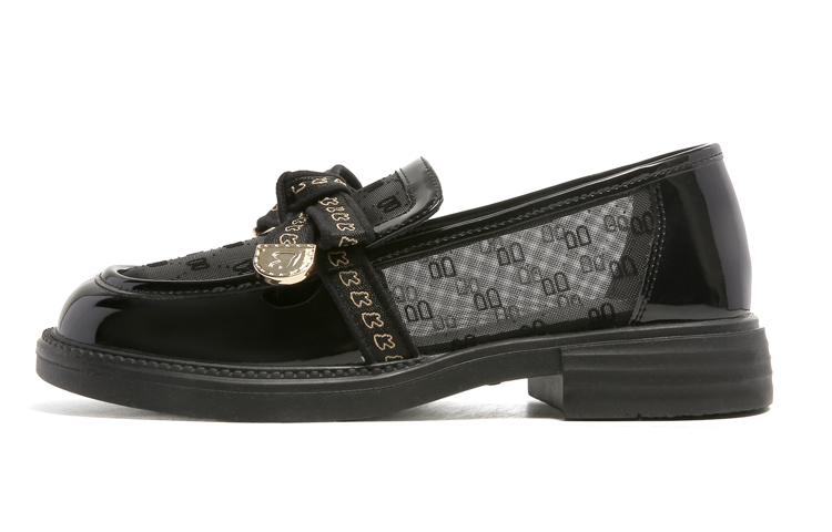 (Women) Exull Q PU Casual Shoes 'British Retro Versatile Black' 7316960160