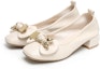 Order (W) Exull Q PU Kasut Kasual Pam 'Beige Block Heel' 1217006671